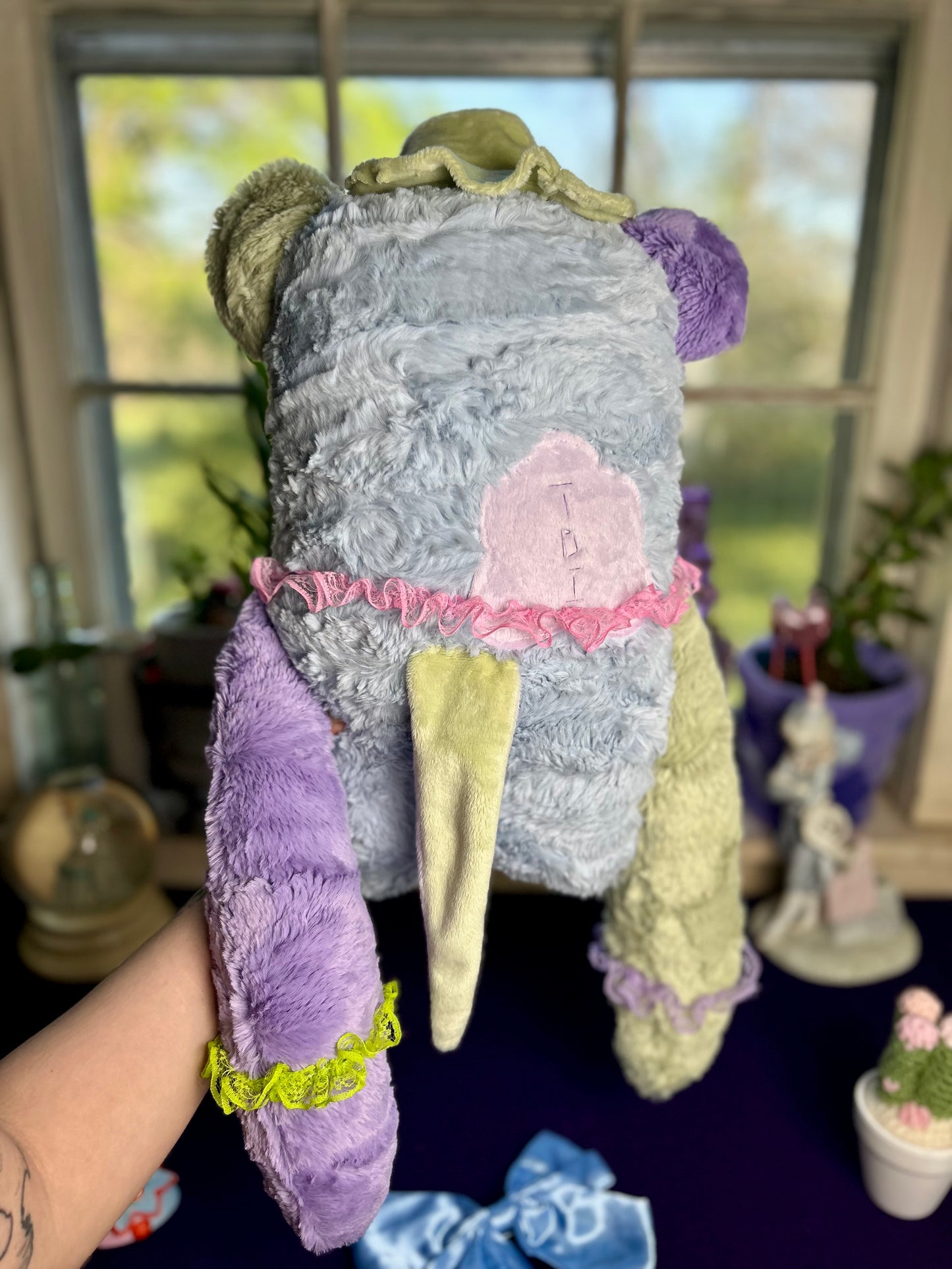 OOAK Handmade Weighted Mouse Plushie - Milo