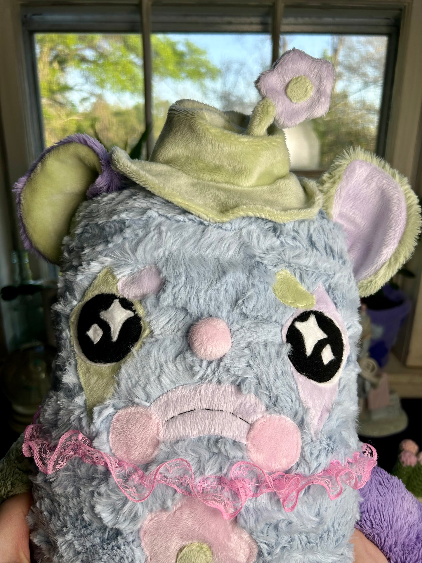 OOAK Handmade Weighted Mouse Plushie - Milo