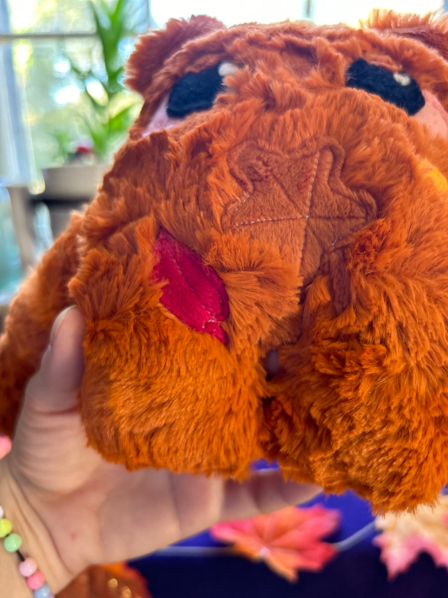 OOAK Handmade Weighted Bear Plushie - Otto