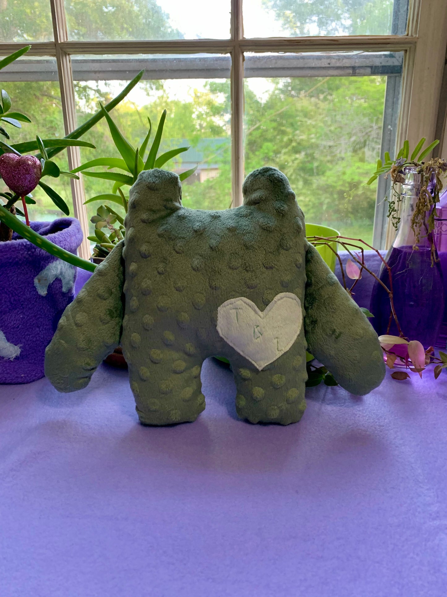 Handmade Frog Plushie