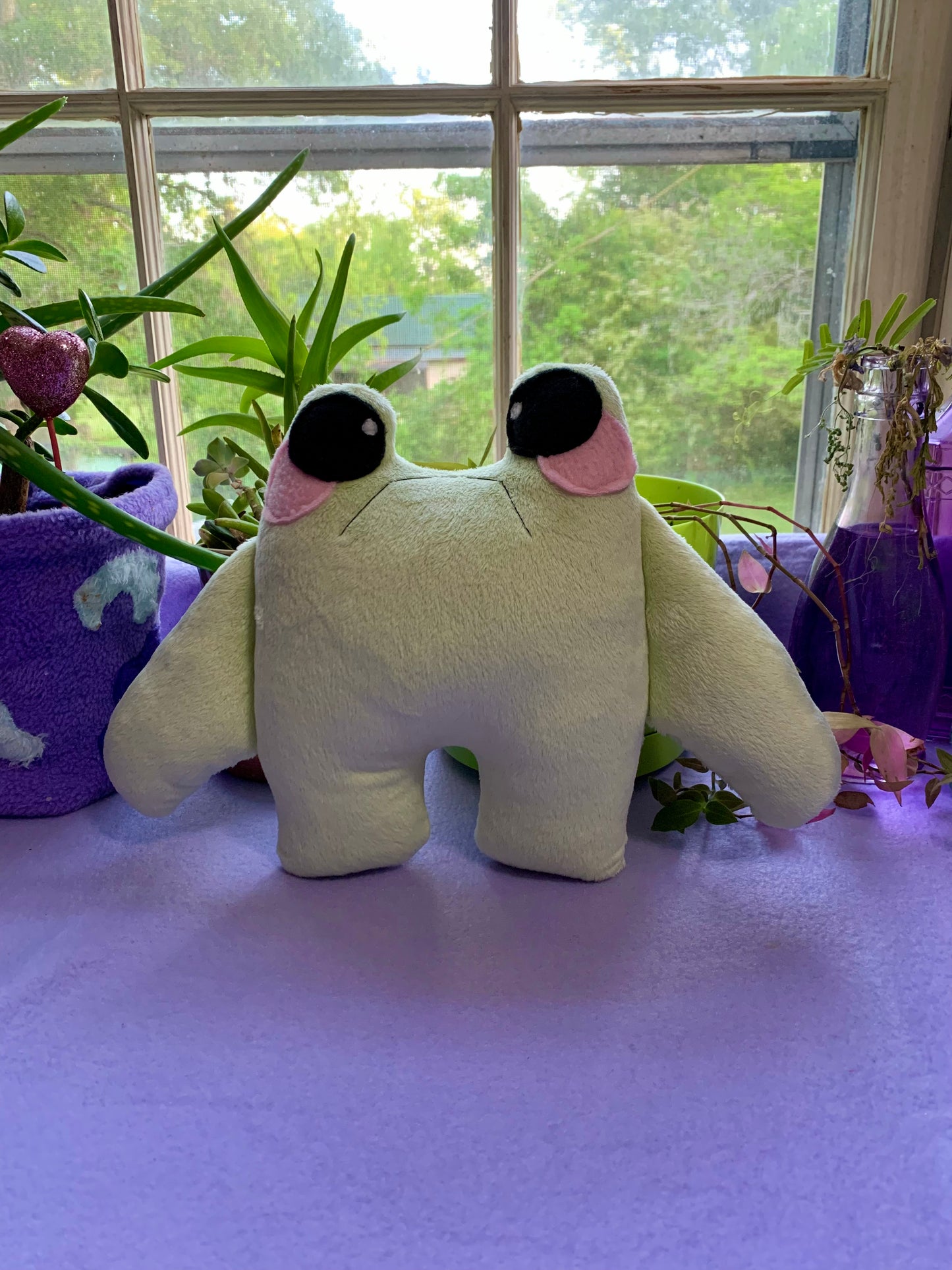 Handmade Frog Plushie