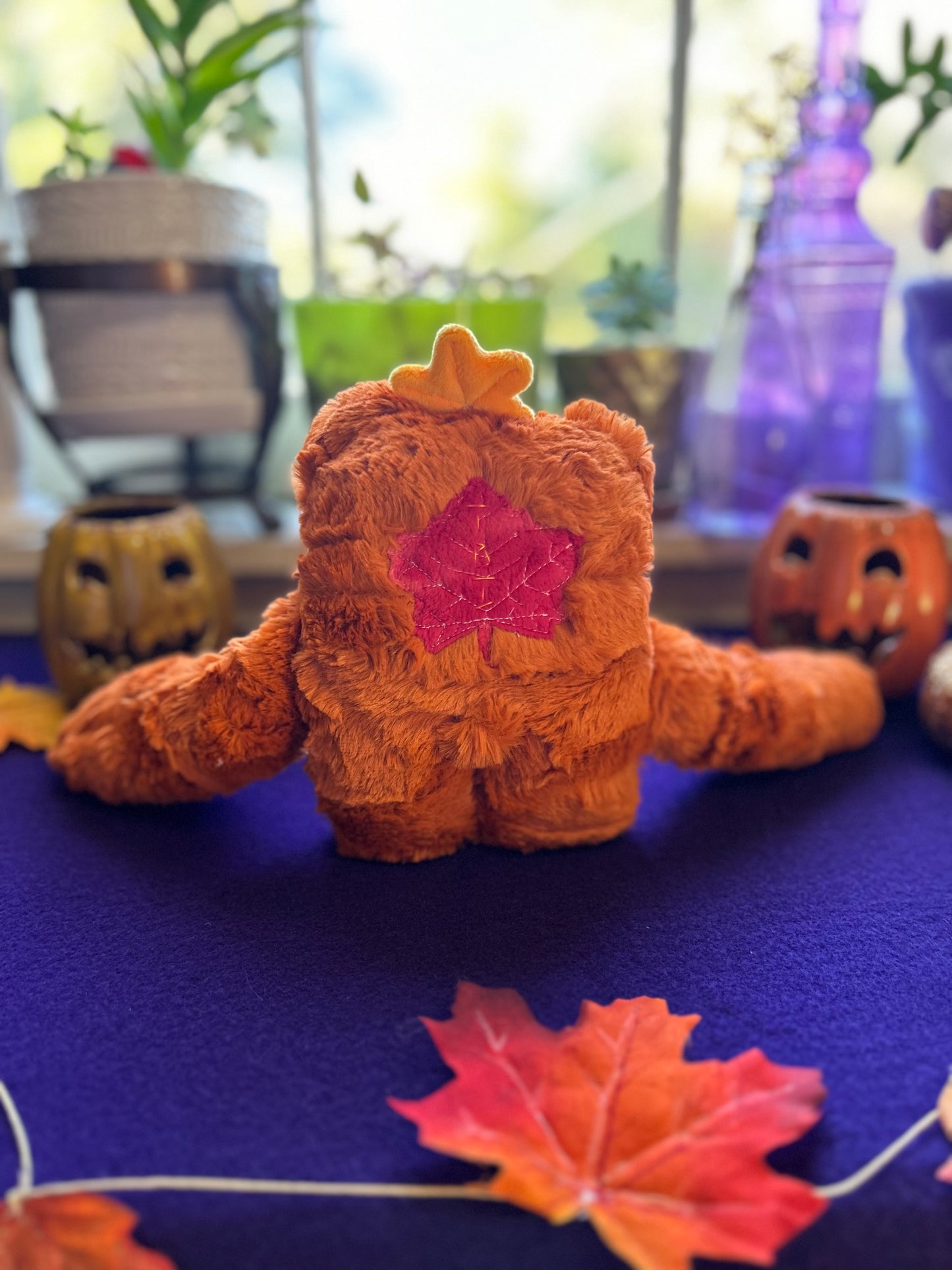 OOAK Handmade Weighted Bear Plushie - Otto