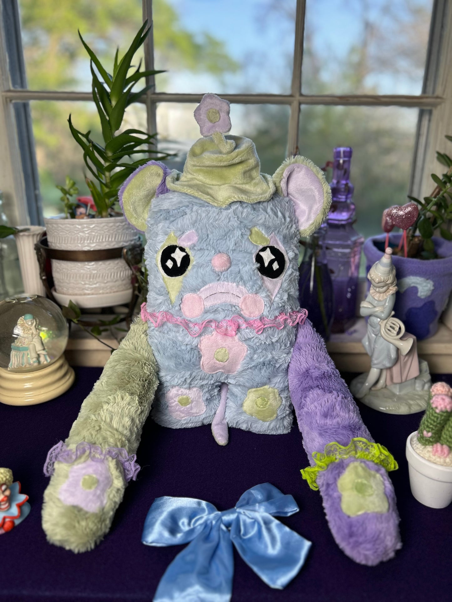 OOAK Handmade Weighted Mouse Plushie - Milo