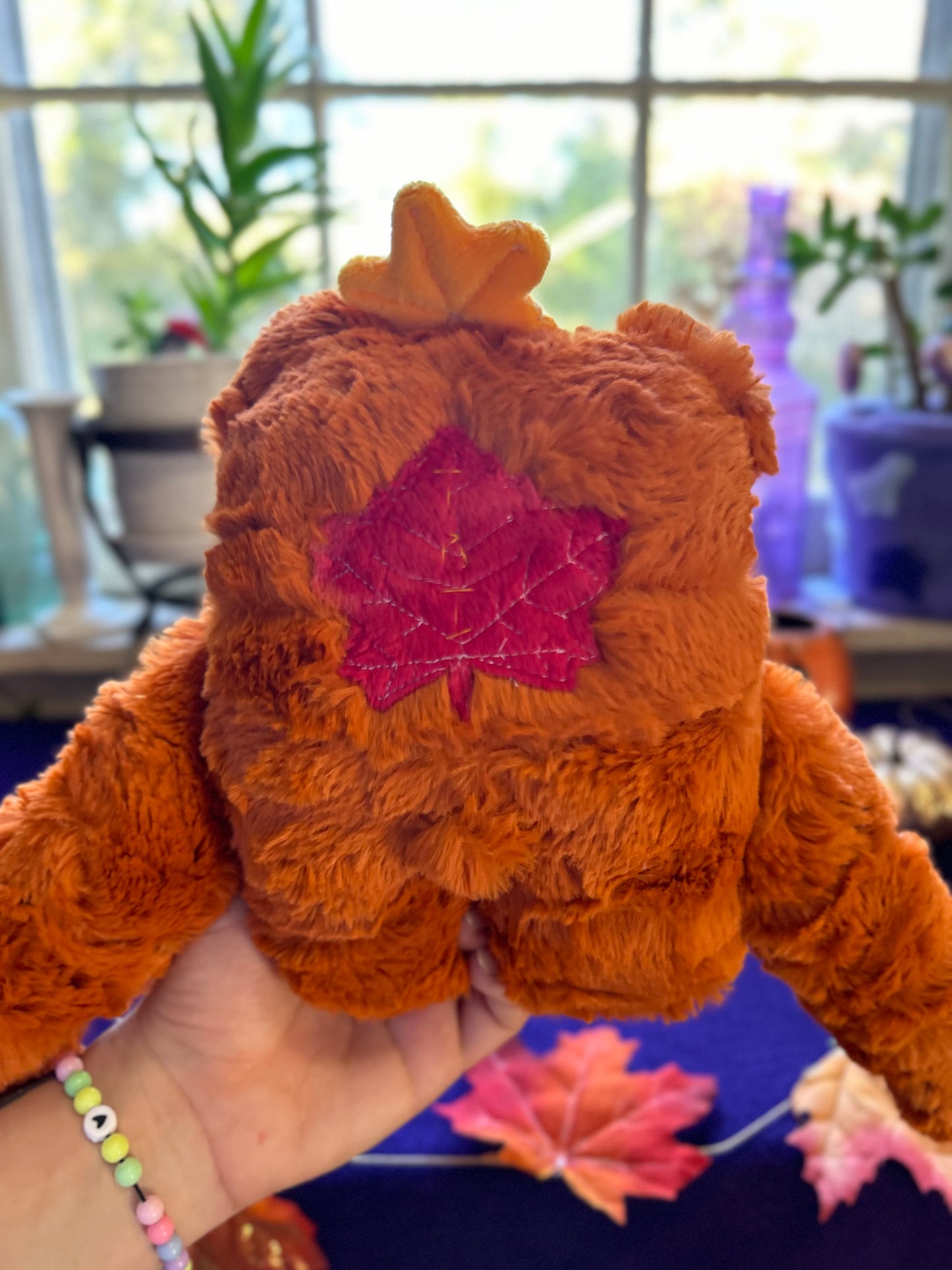 OOAK Handmade Weighted Bear Plushie - Otto
