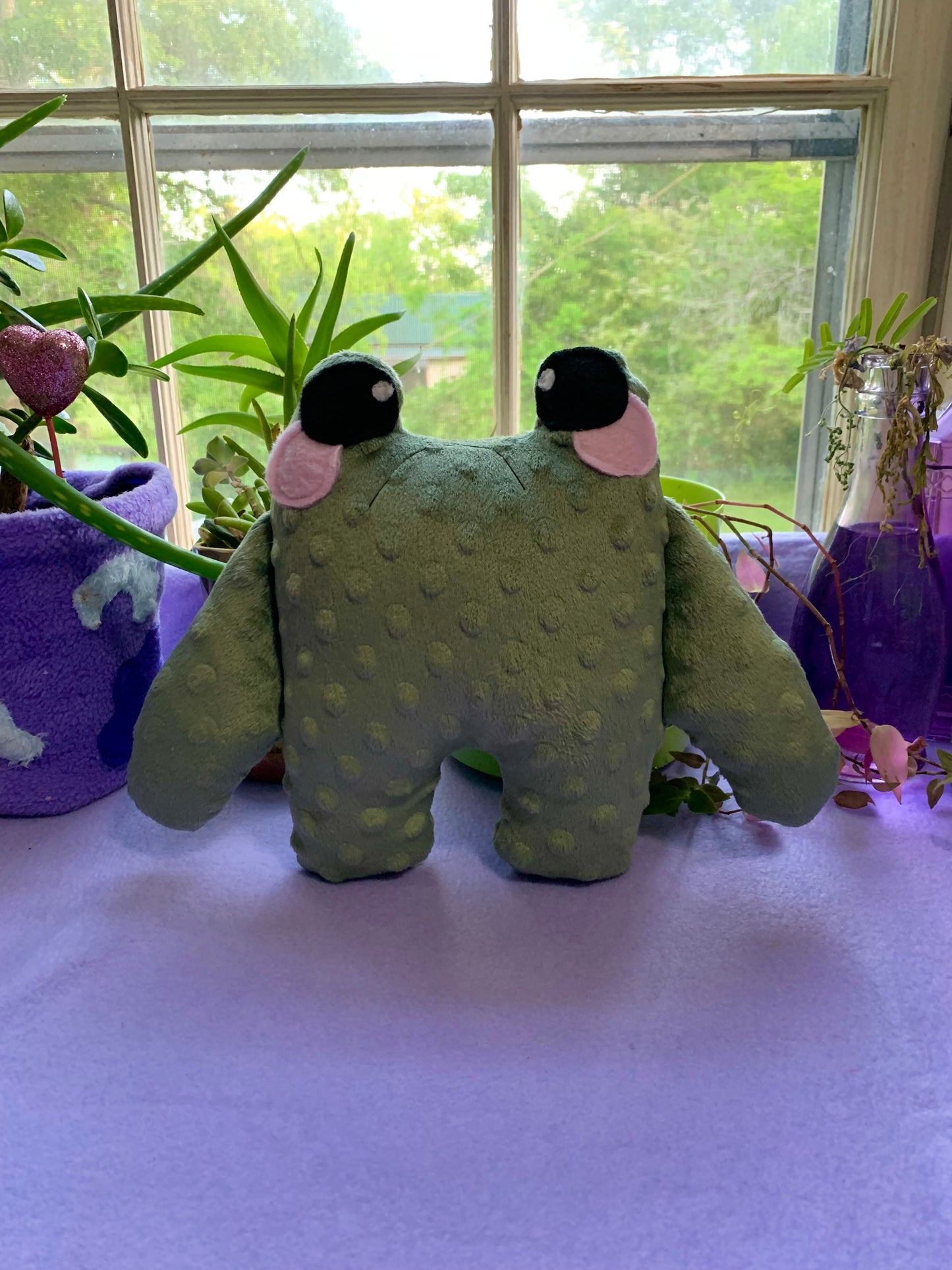 Handmade Frog Plushie