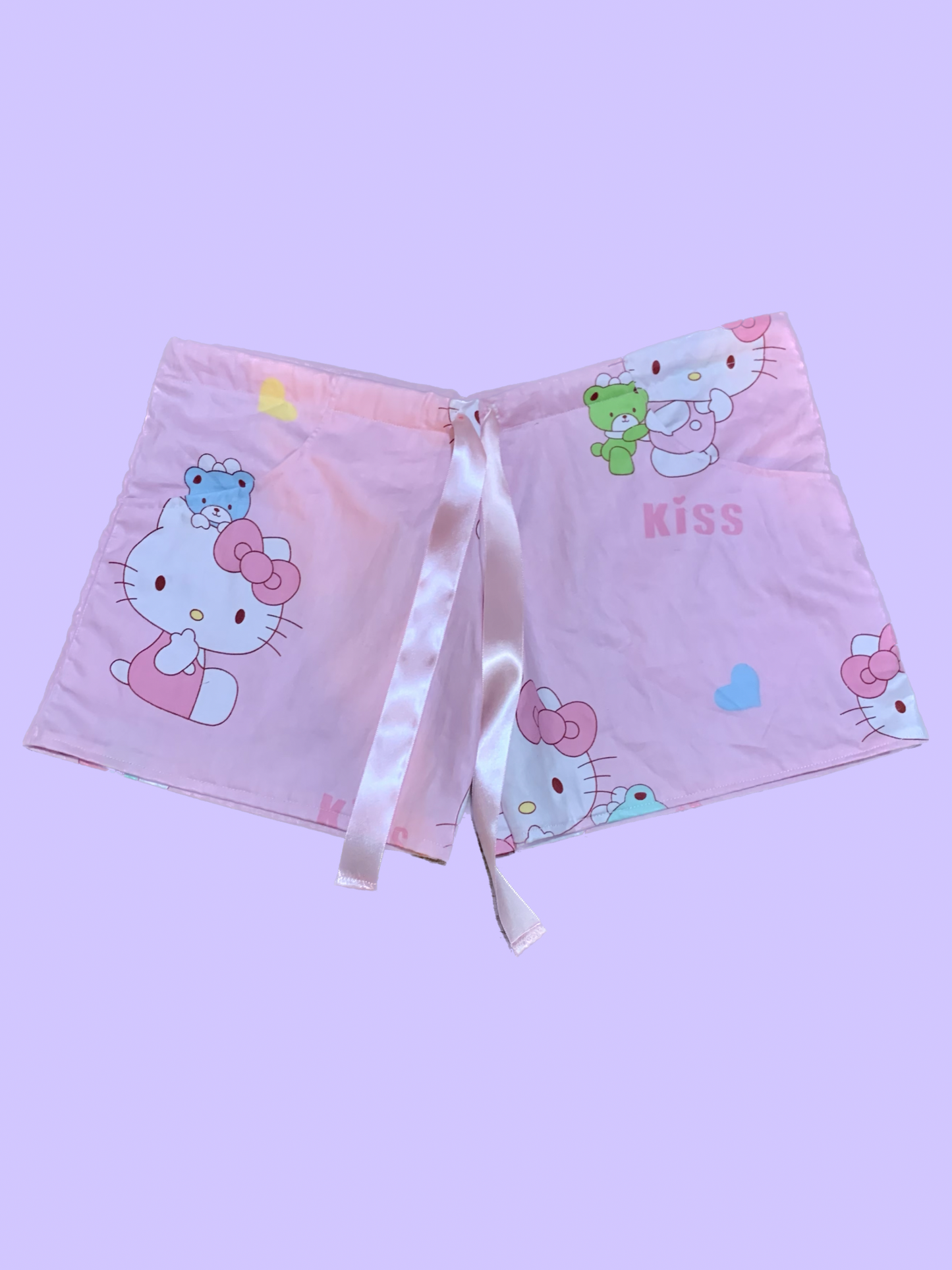 PLS READ DESCRIPTION - Handmade Hello Kitty Shorts with Pockets