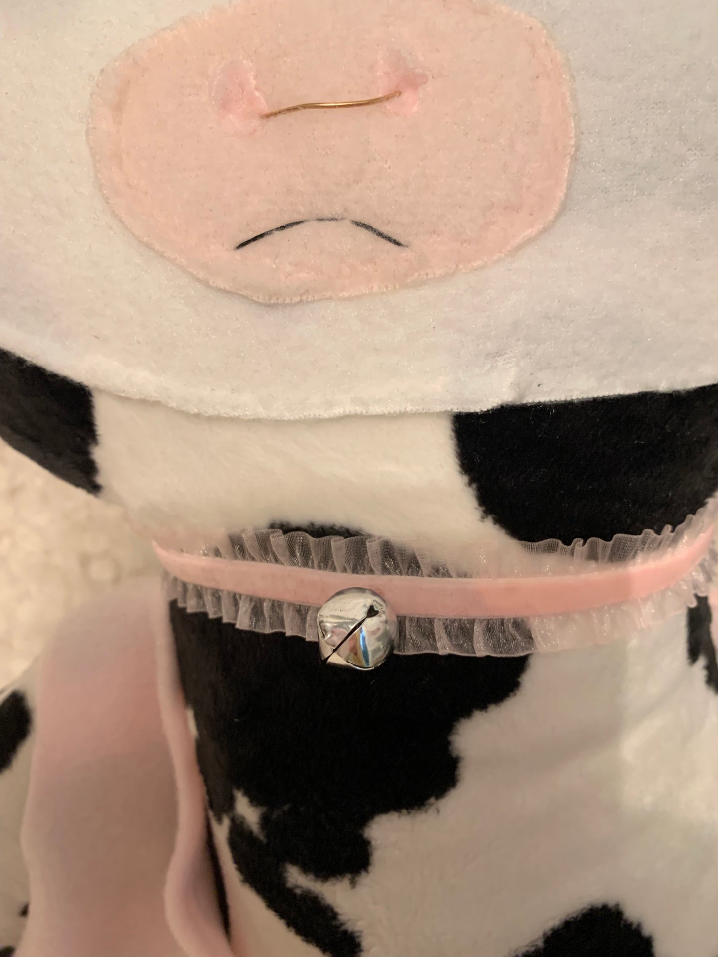 OOAK Handmade Two-Headed Cow Plush - Oat Lee