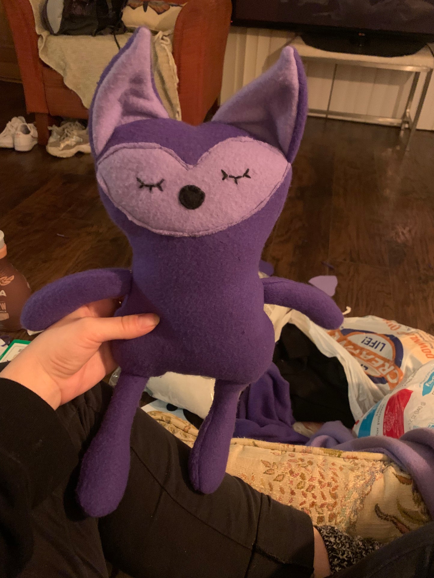 Handmade Fox Plush - Limited Edition - Fig the Finicky Fox from Far Away