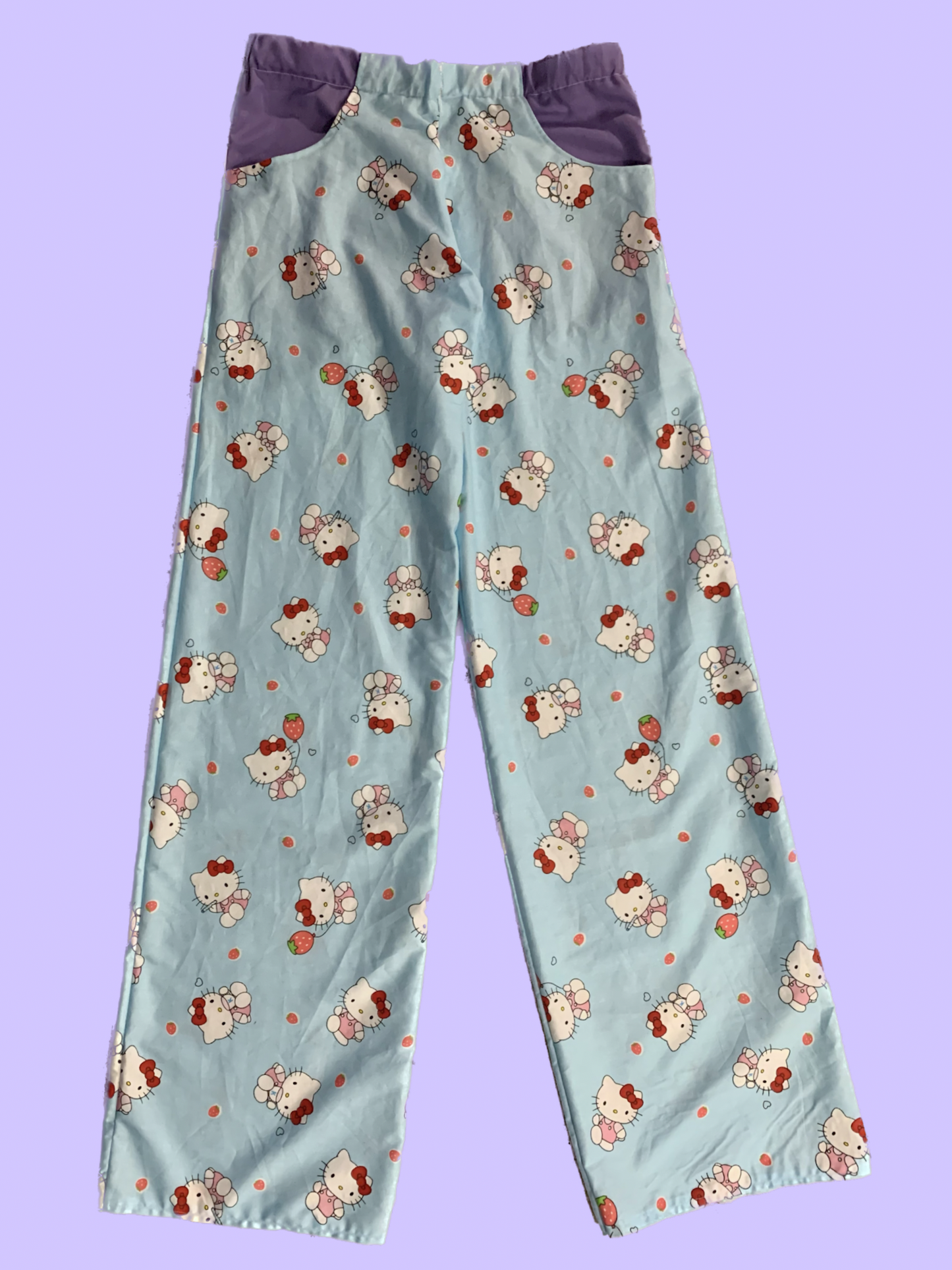 PLS READ DESCRIPTION - Handmade Hello Kitty Pants with Pockets - Plus Sizes