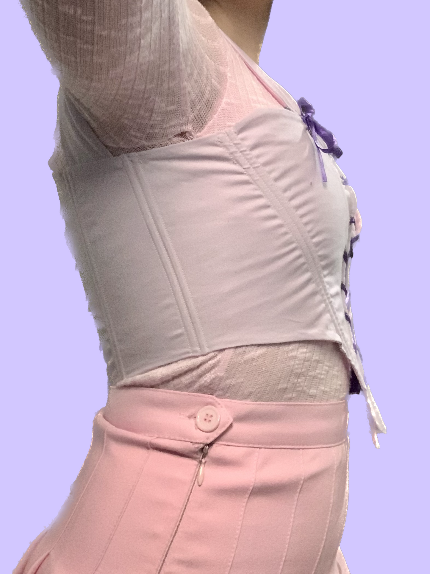 PLS READ DESCRIPTION - Handmade Reversible Hello Kitty Corset