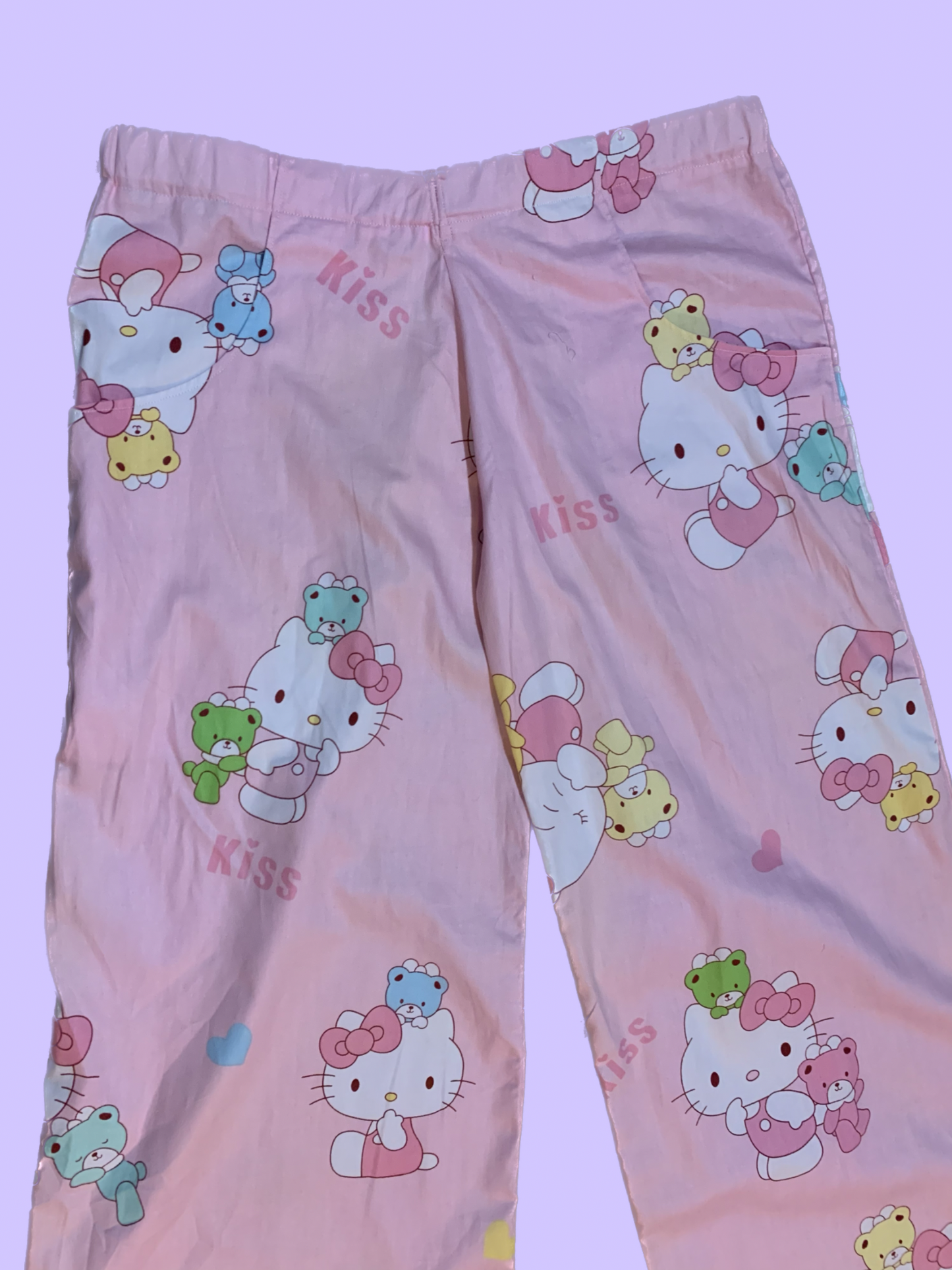 PLS READ DESCRIPTION - Handmade Hello Kitty Pants with Pockets - Plus Sizes