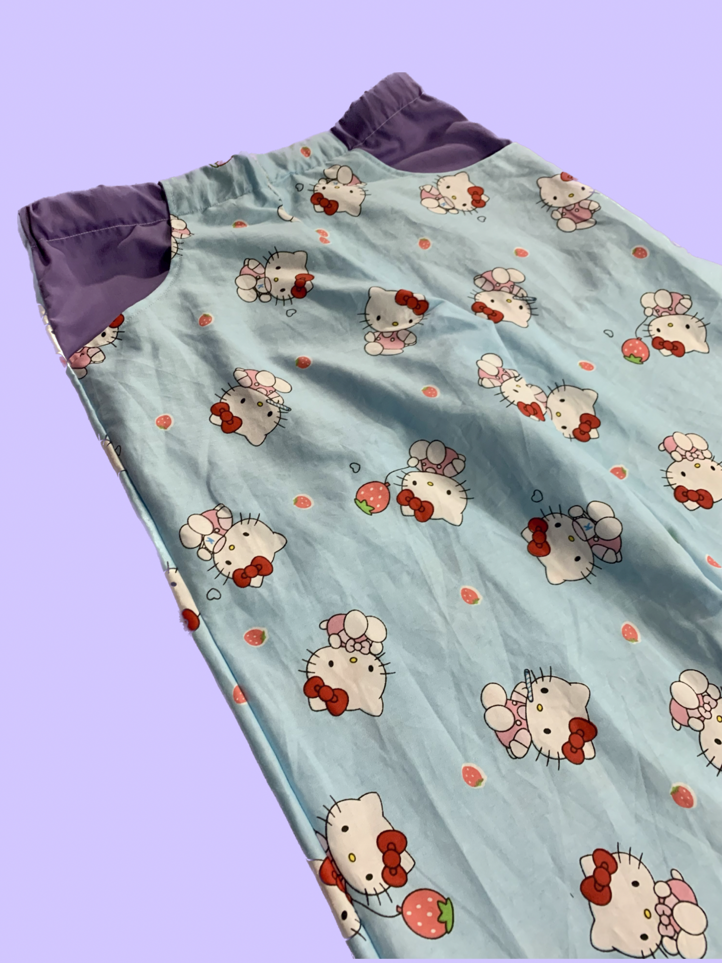 PLS READ DESCRIPTION - Handmade Hello Kitty Pants with Pockets - Plus Sizes