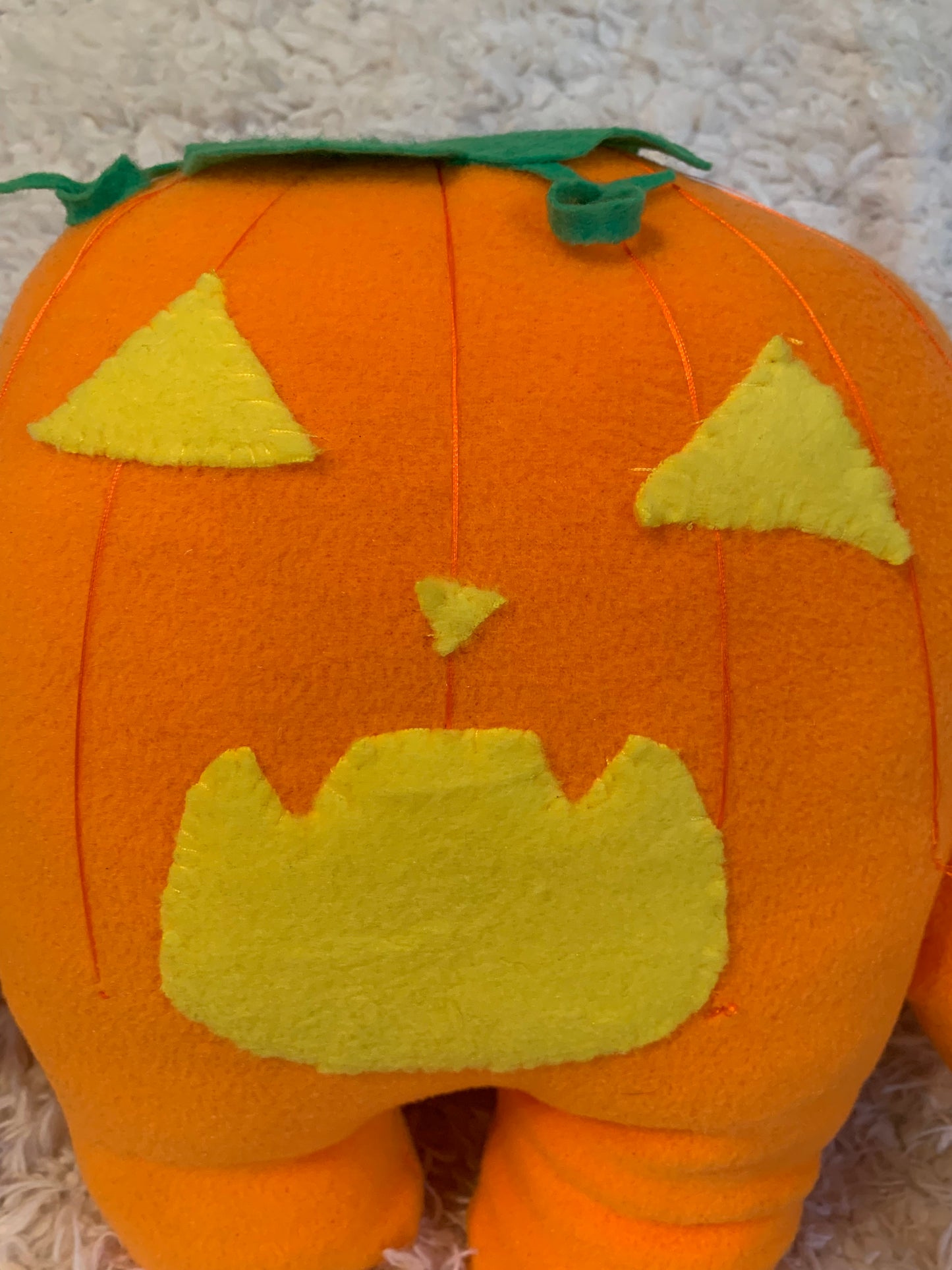 OOAK Handmade Pumpkin Plush - Canelito