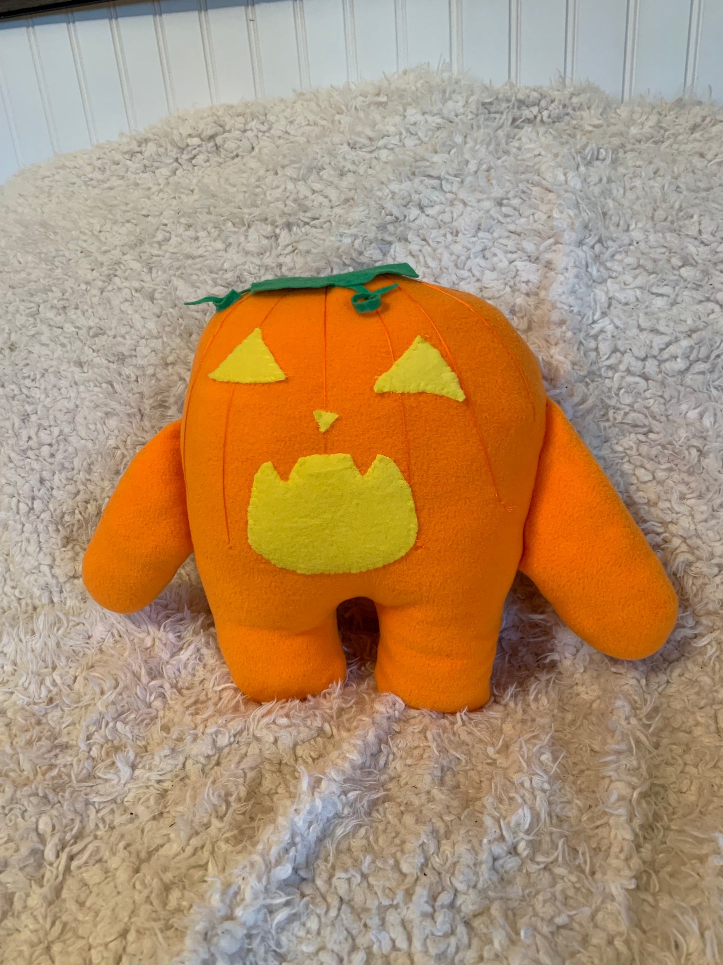 OOAK Handmade Pumpkin Plush - Canelito